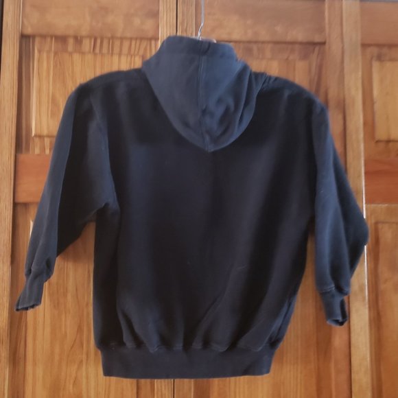 POLAR charcoal zip-up hoodie sz S boys - Picture 2 of 2